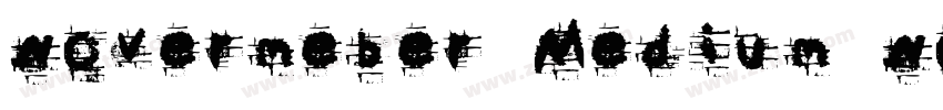 Novermeber Medium No字体转换
